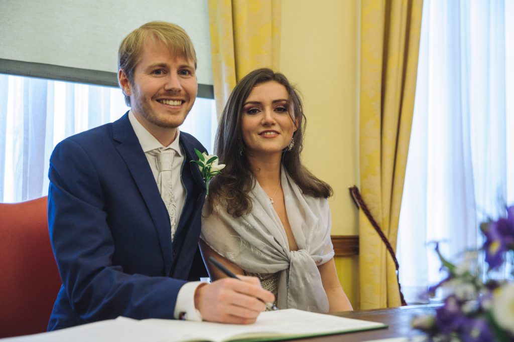 0054_0103_DSC_9000 islington town hall wedding signing certificate